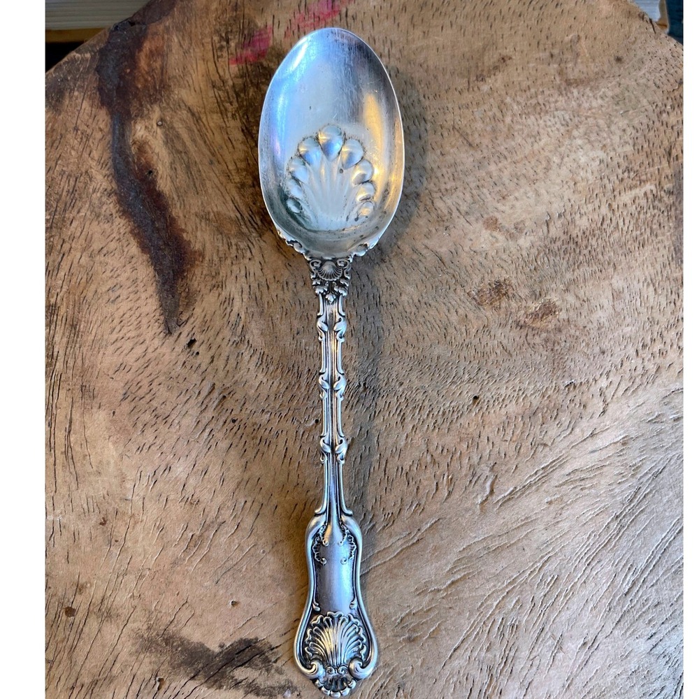 Whiting Imperial Queen Sterling Silver Teaspoon 6.25" Pat. 1893 No Monogram 25g